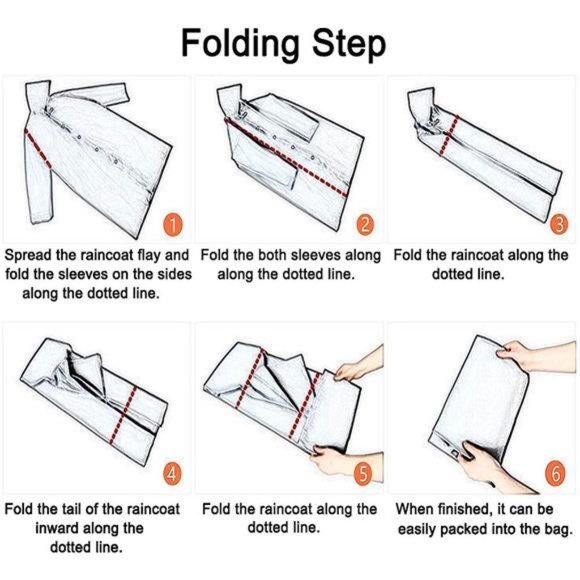 Rain Ponchos for Adults Reusable, 2 Pcs Raincoats Emergency for Women Men - Picture 5 of 6